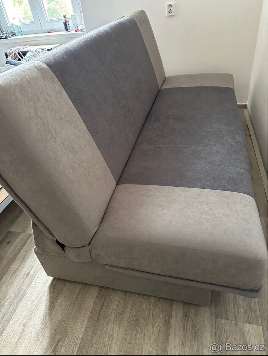 Rozkládací pohovka HEJLS šedá (Jysk)