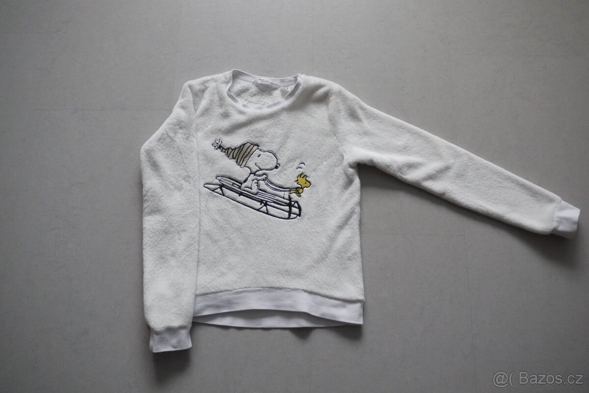 Dětská teplá mikina Snoopy vel. 146cm
