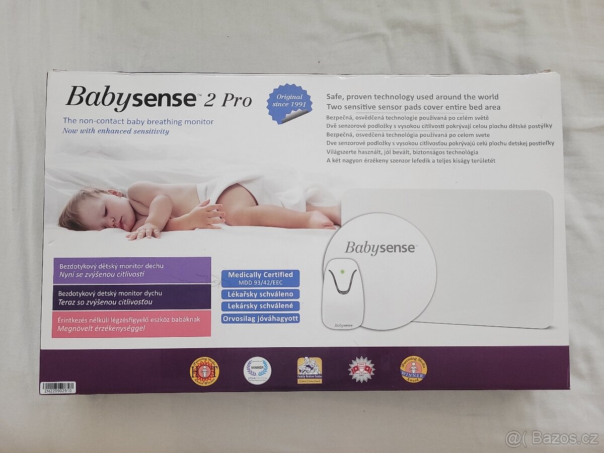 Monitor dechu BABYSENSE 2 PRO, zánovní
