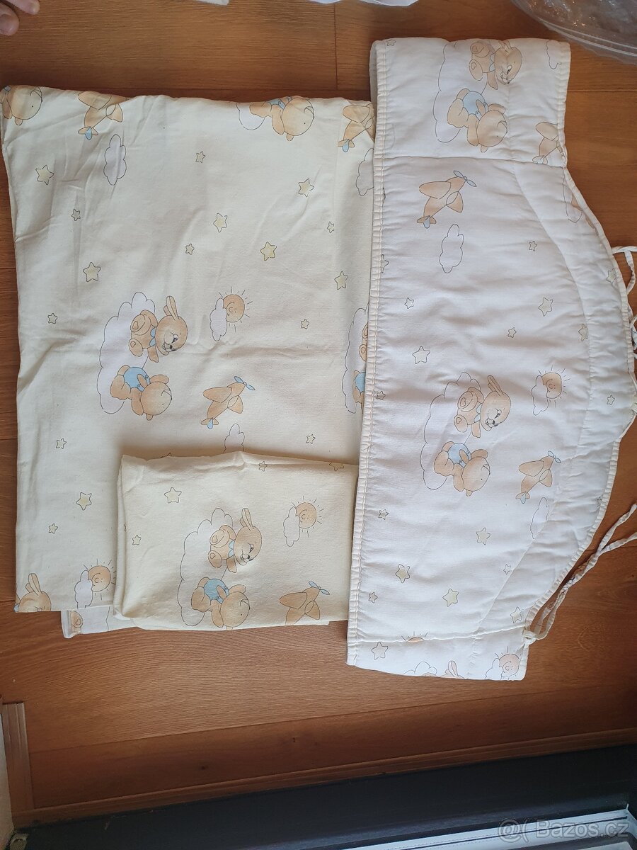 Mantinely do postýlky a povlečení