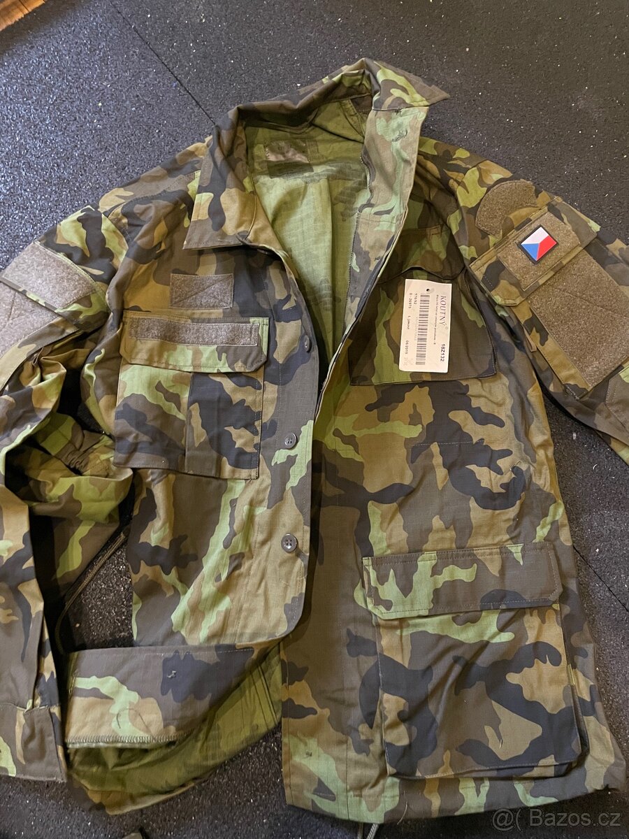 Výstrojní součástky AČR, maskáče, vz. 95