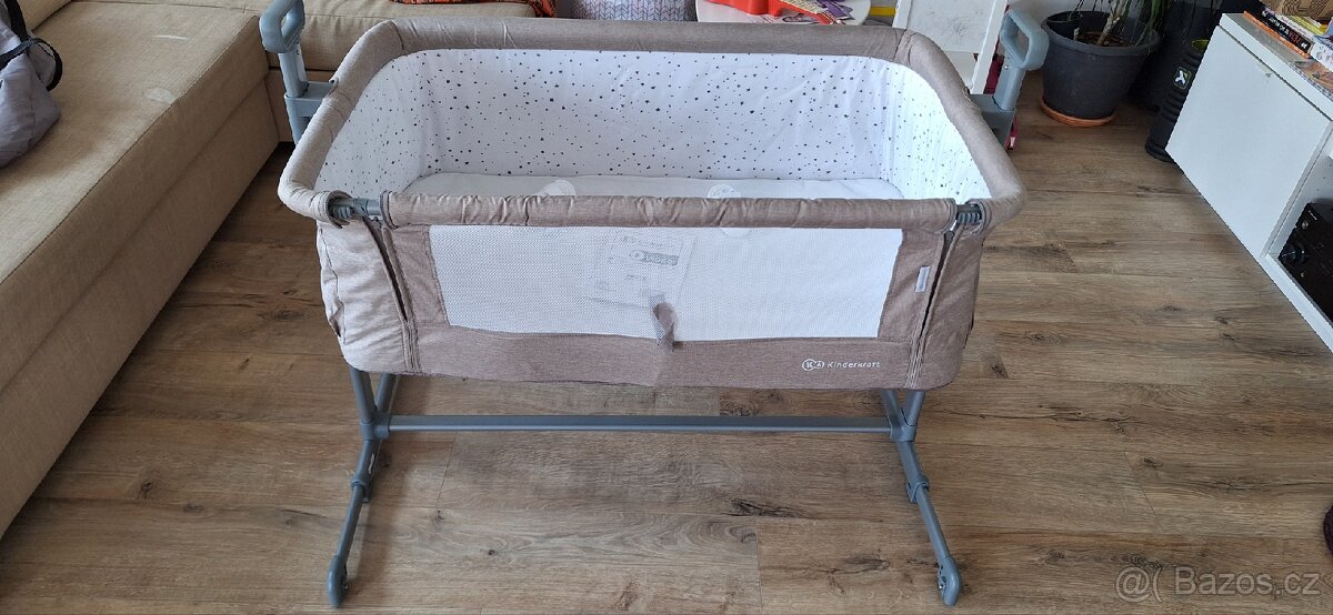 Kinderkraft postýlka NESTE beige