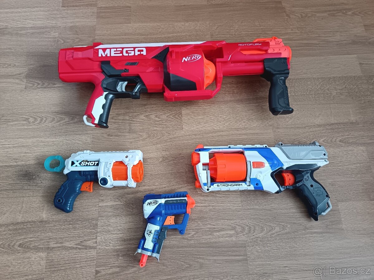 Prodám Nerf zbraně