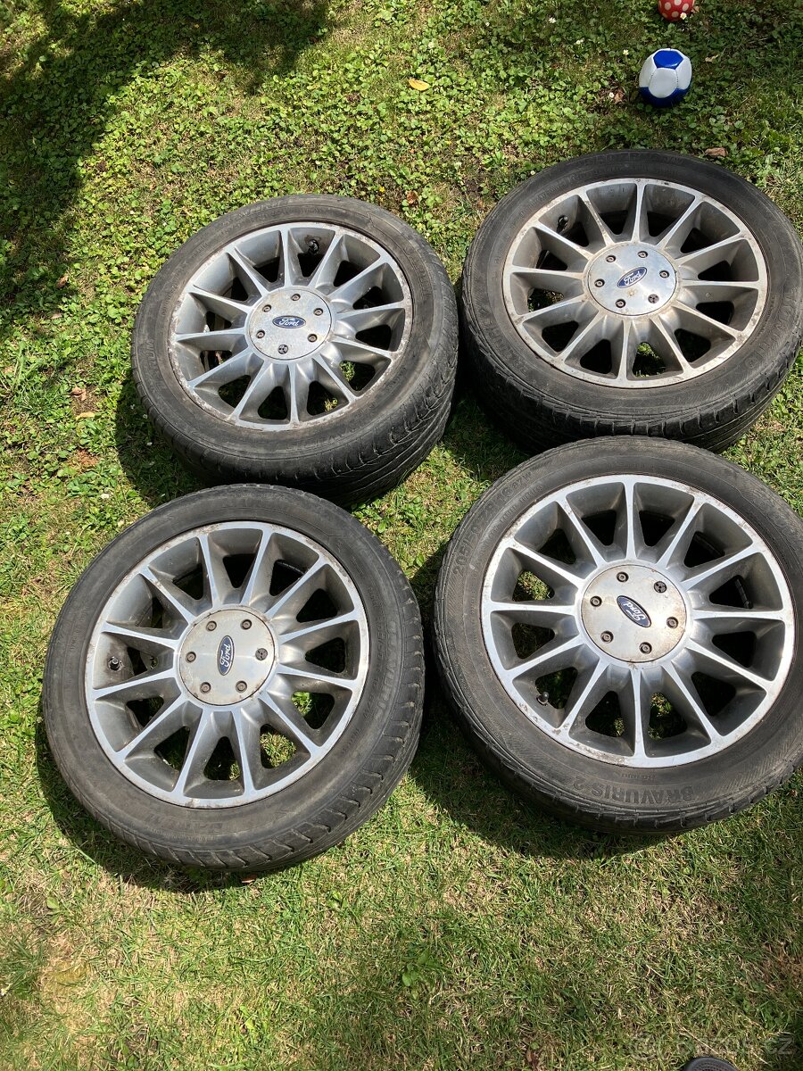 4x Alu disky, ráfky 6,5Jx16 H2 ET46 z Ford Mondeo