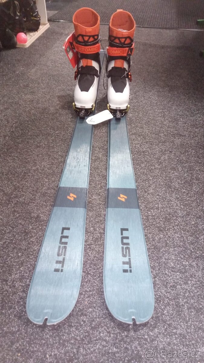 Lehký skialp set Lusti70/ 147,157,167 Dinafit 175 a pásy