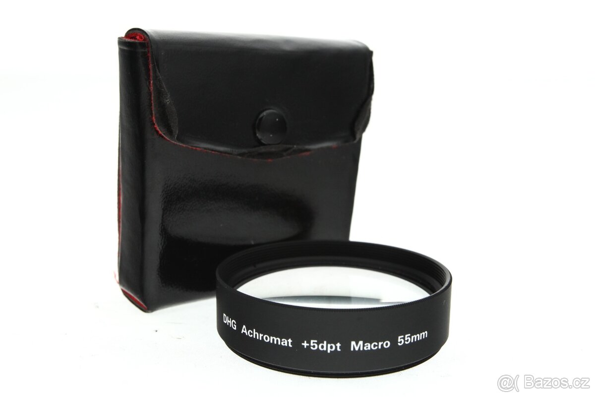 DHG Achromat +5dpt Macro 55mm – makro předsádka s achromati