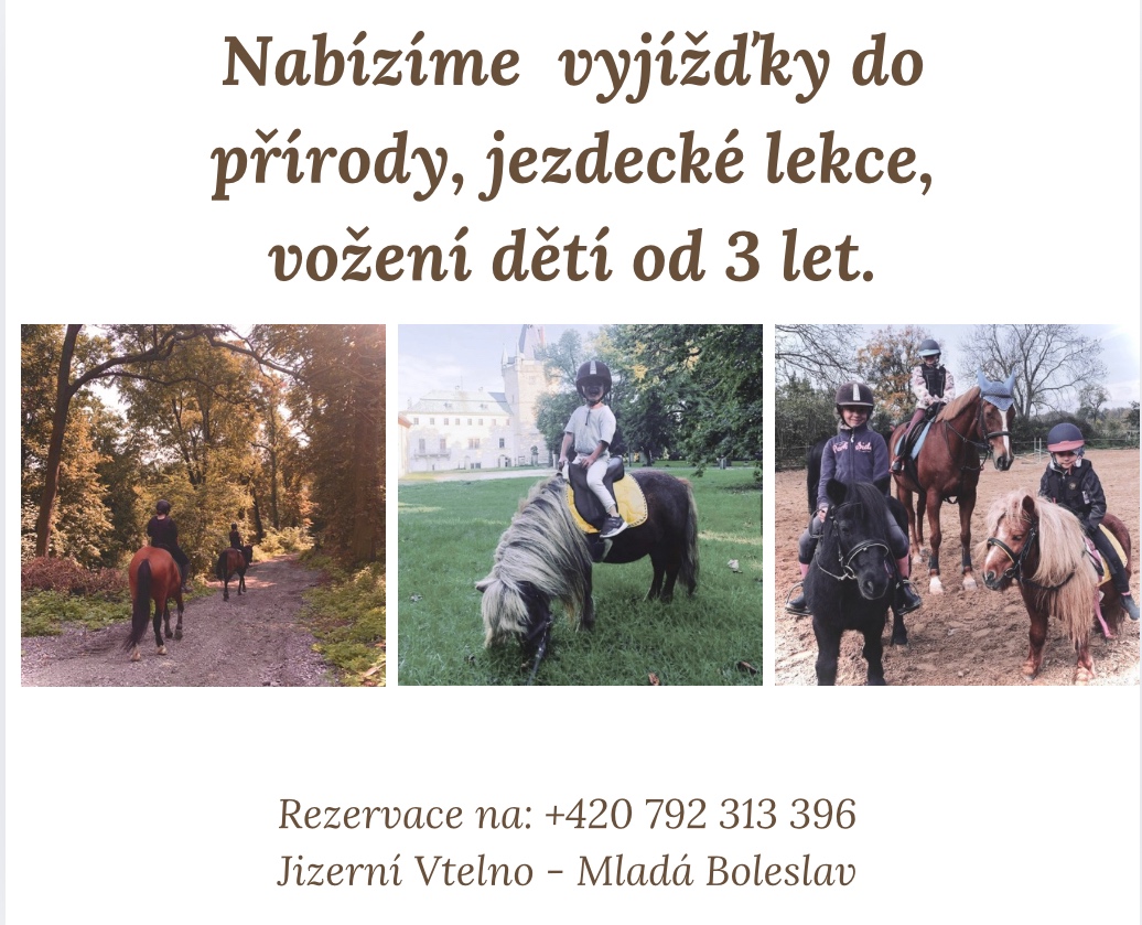 Ježdění a vyjížďky na koni