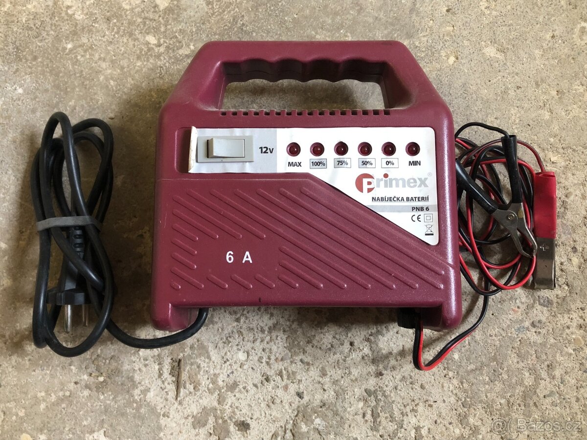 Nabíječka autobaterií PNB6 6/12V 6A