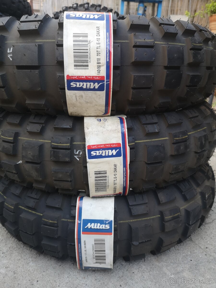 Mitas 140/80 B18 70T TL E-10 Dakar