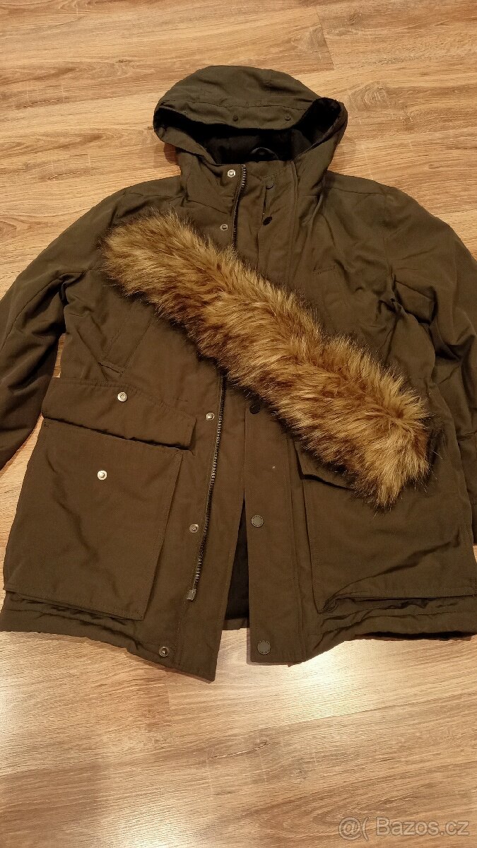Pánská parka H M zelená