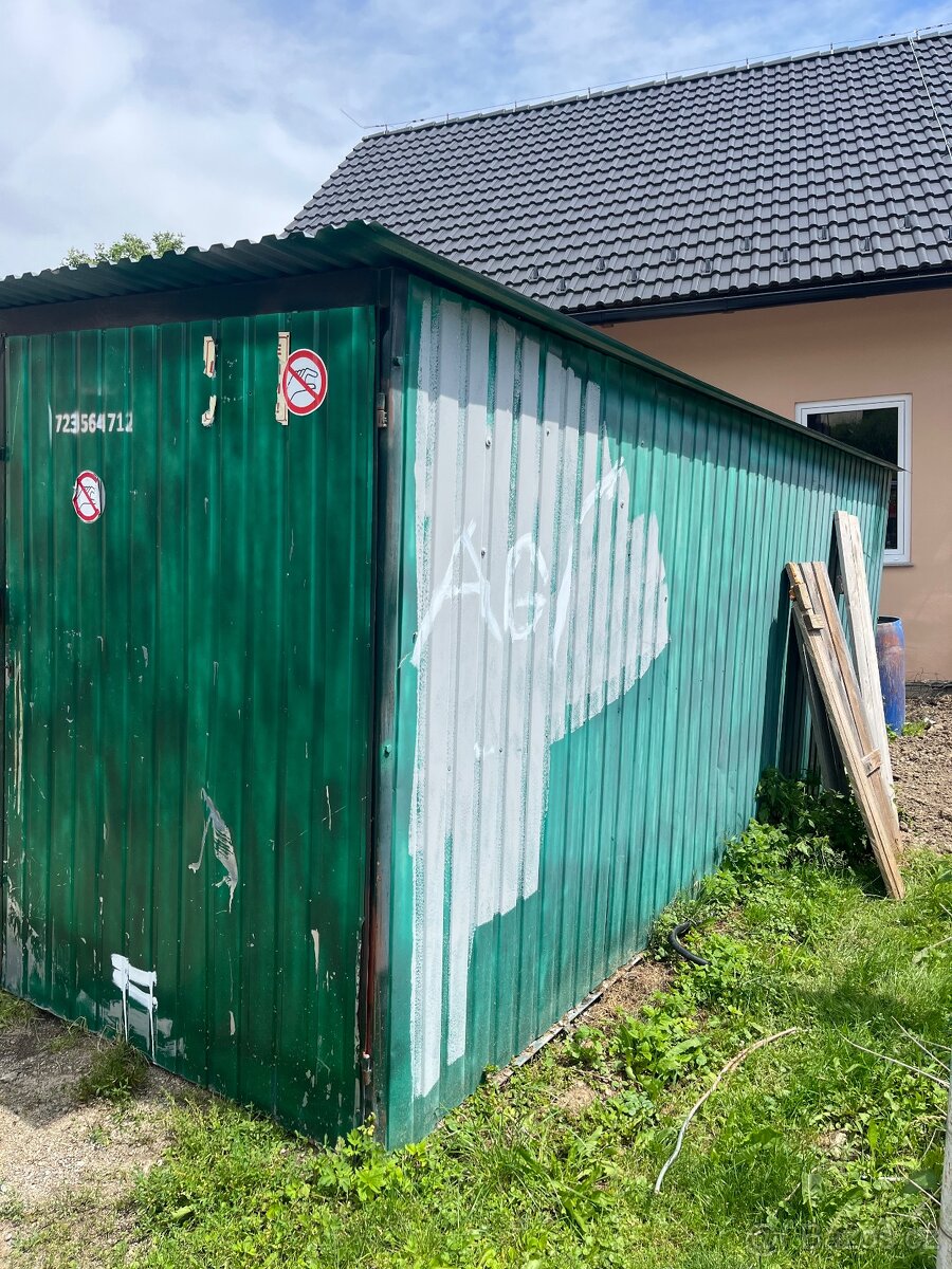 Plechová garáž 5x3