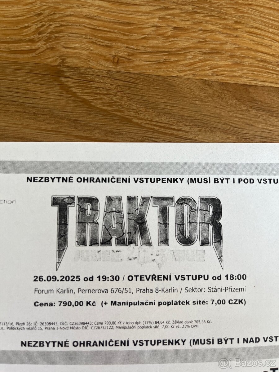 TRAKTOR 26.9.2025