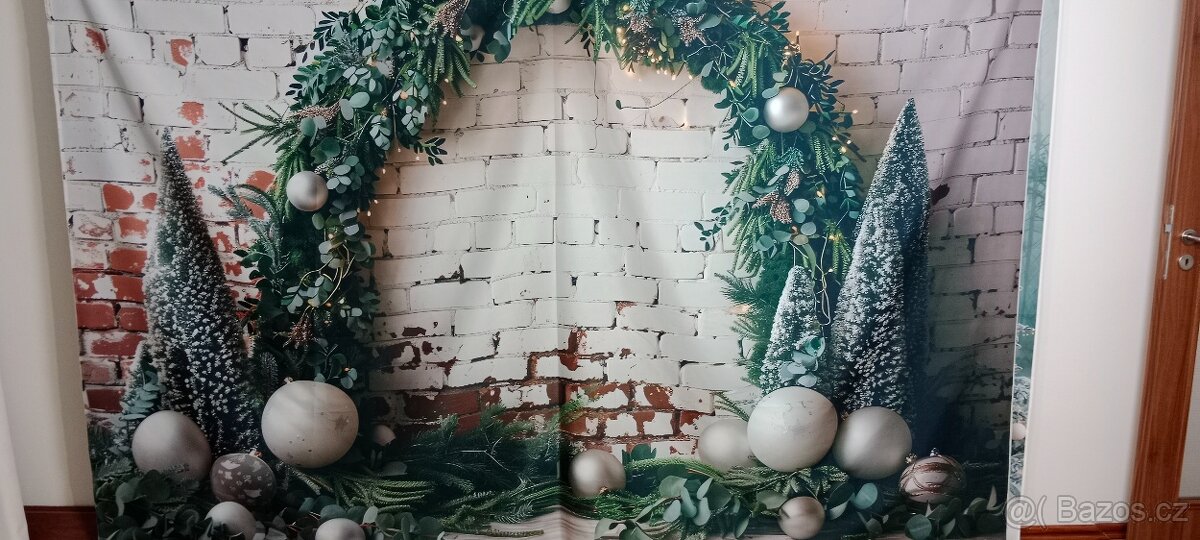 Vánoční fotopozadí