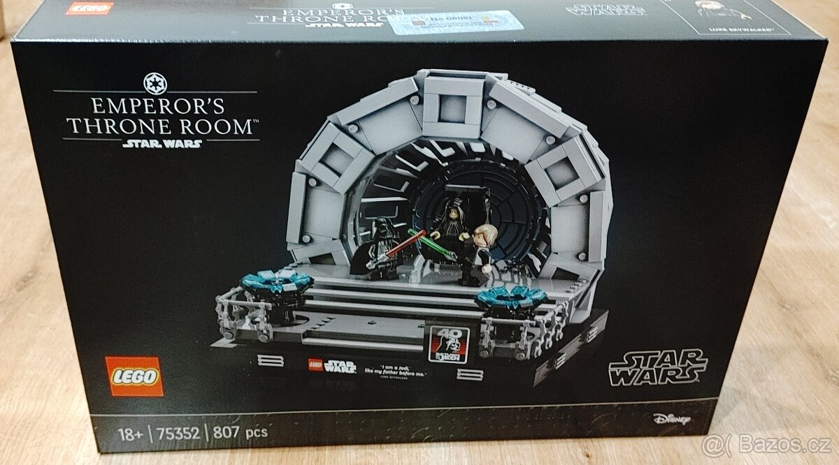 LEGO Star Wars 75352 Císařův trůnní sál diorama