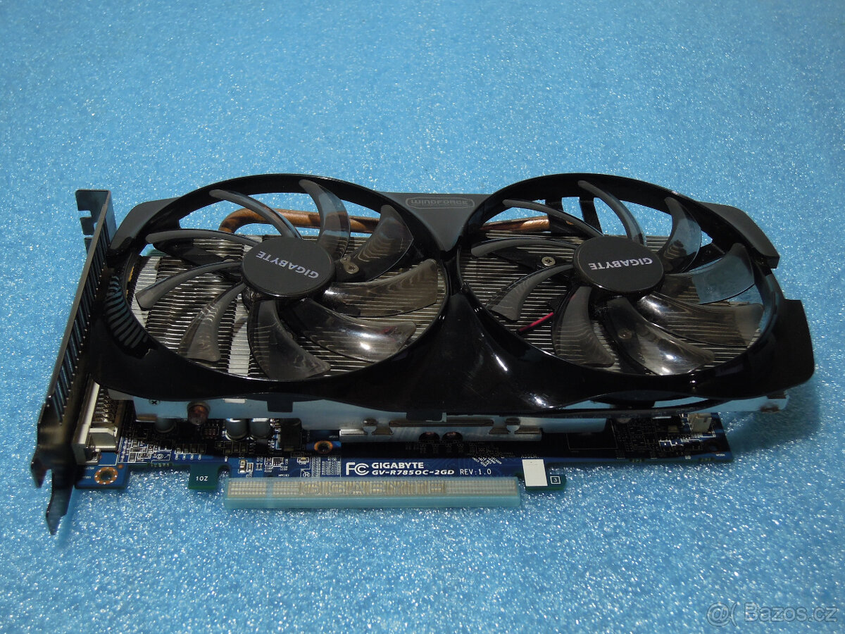 Herní Grafika GIGABYTE R7850 OC WINDFORCE 2X Gaming 2GB