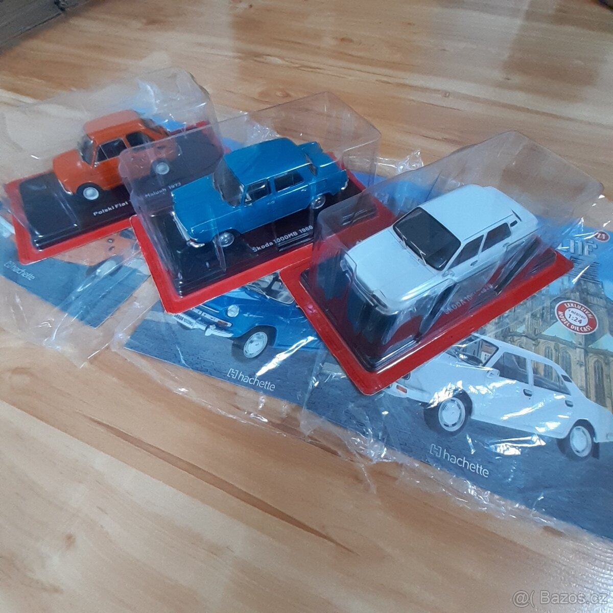 Škoda 105+Škoda 1000 mb+polsky Fiat 126P 1:24