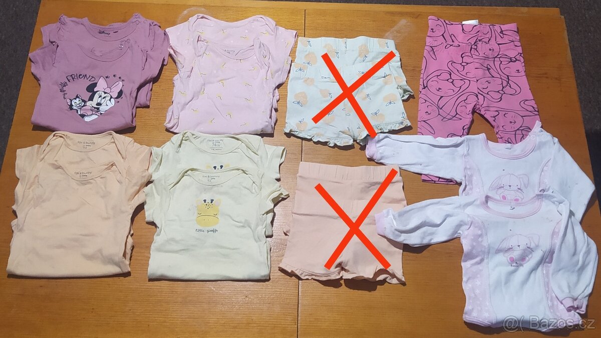 Body pro dvojčata vel.74