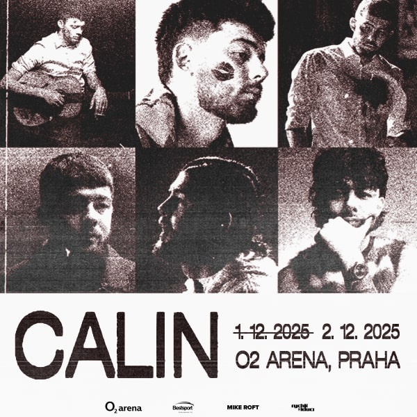 🎫 9x lístek na Calin – 1. 12. 2025 – O2 Arena Praha