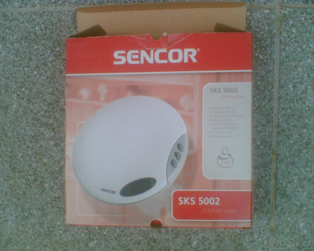 Poštovní/kuchyňská váha Sencor SKS 5002