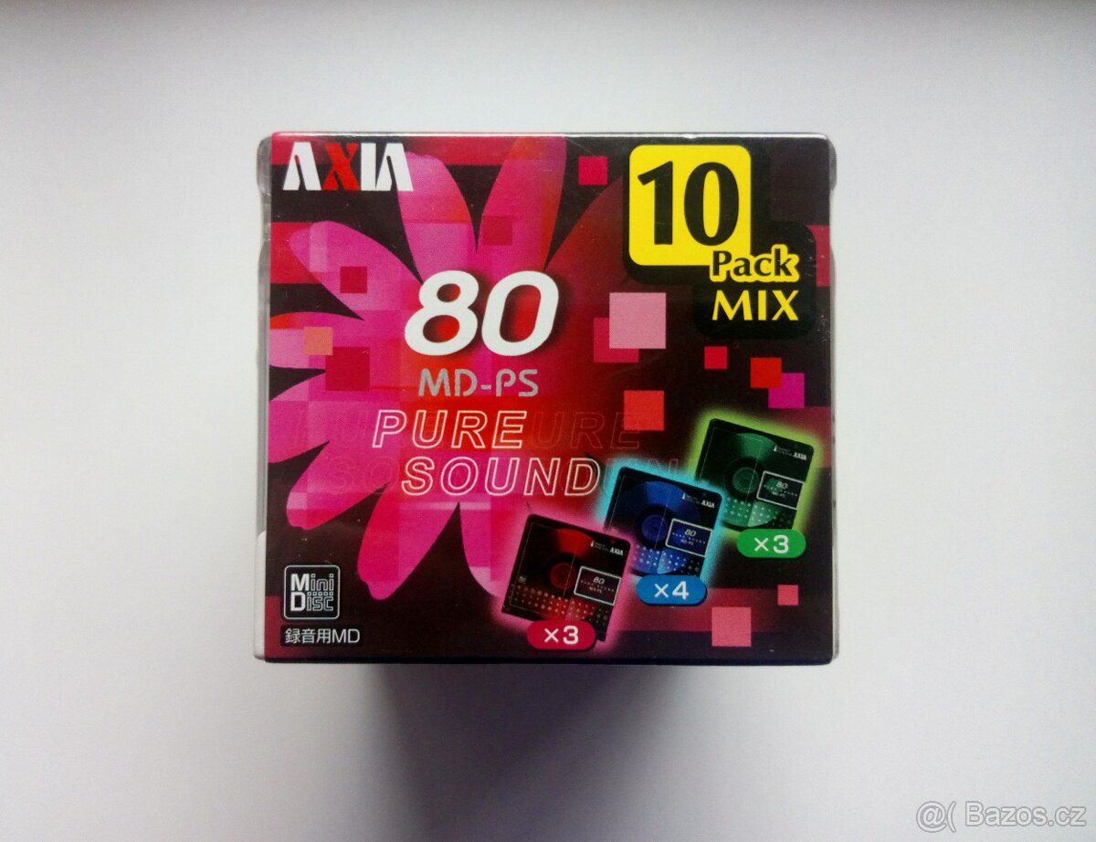 MiniDisc Axia MD-PS 80 / 10. pack Japan