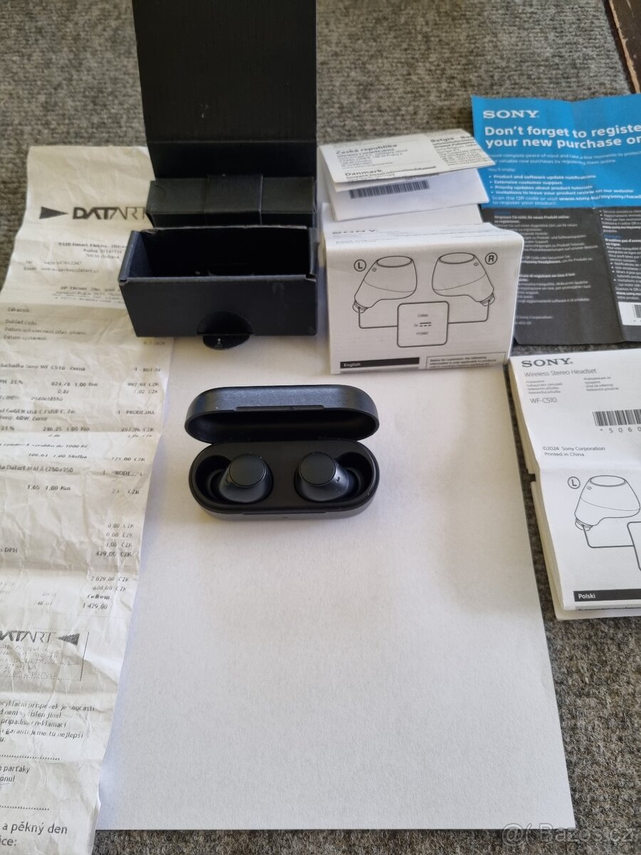 Bluetooth Sluchátka Sony WF-C510