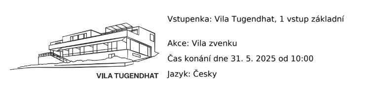 Vila Tugendhat - 2 za cenu 1