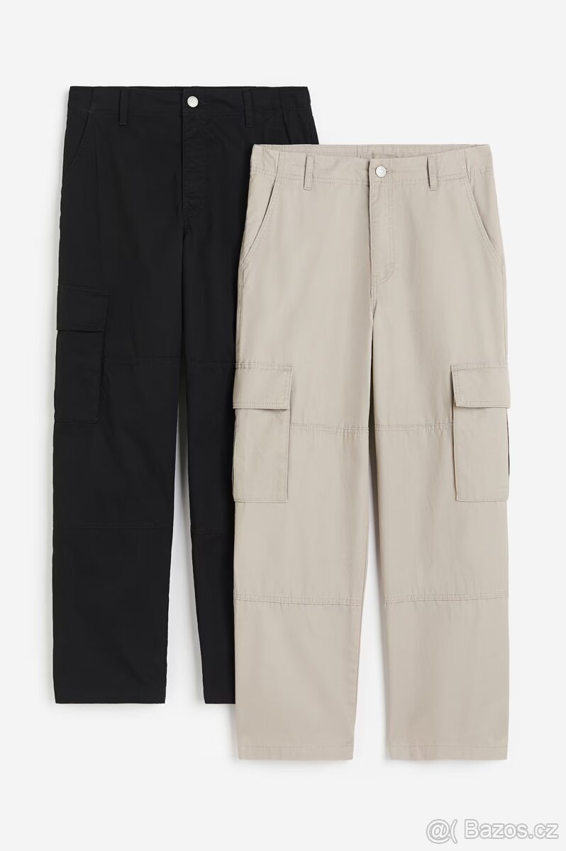 Chlapecké plátěné kalhoty H&M - vel. 170