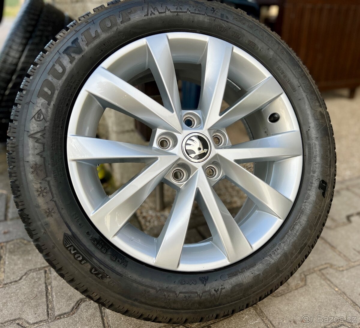 Zimní ALU sada Škoda Alcatras + Dunlop 205/55 R16