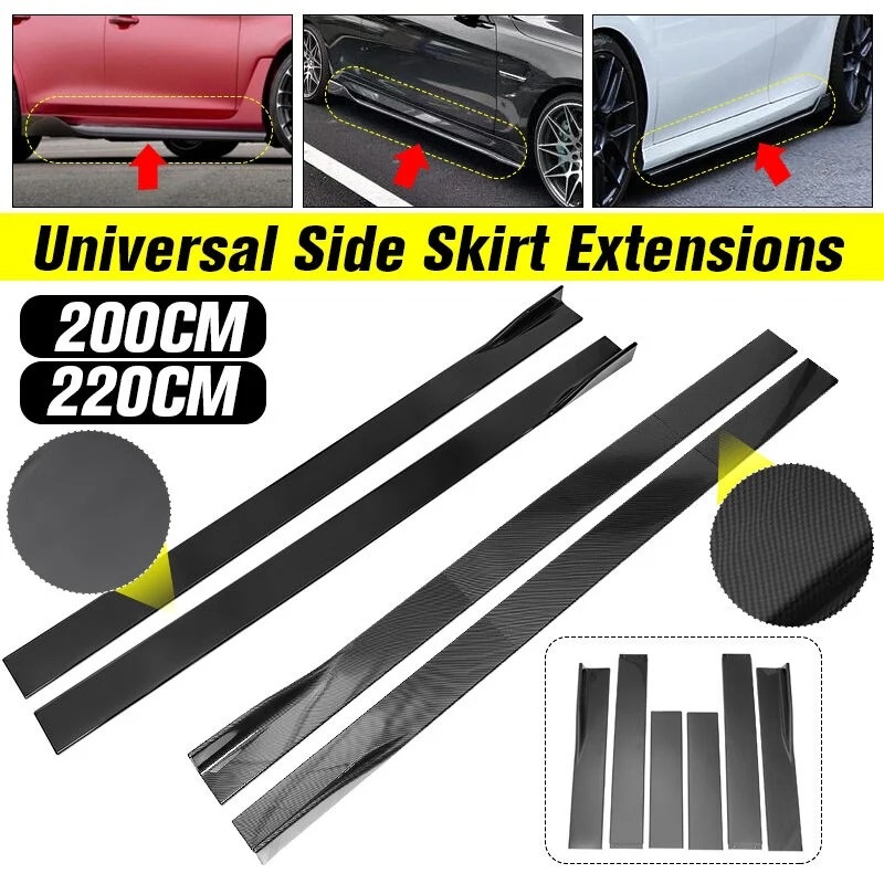 Univerzální boční lišty na prahy (splittery) 220 cm