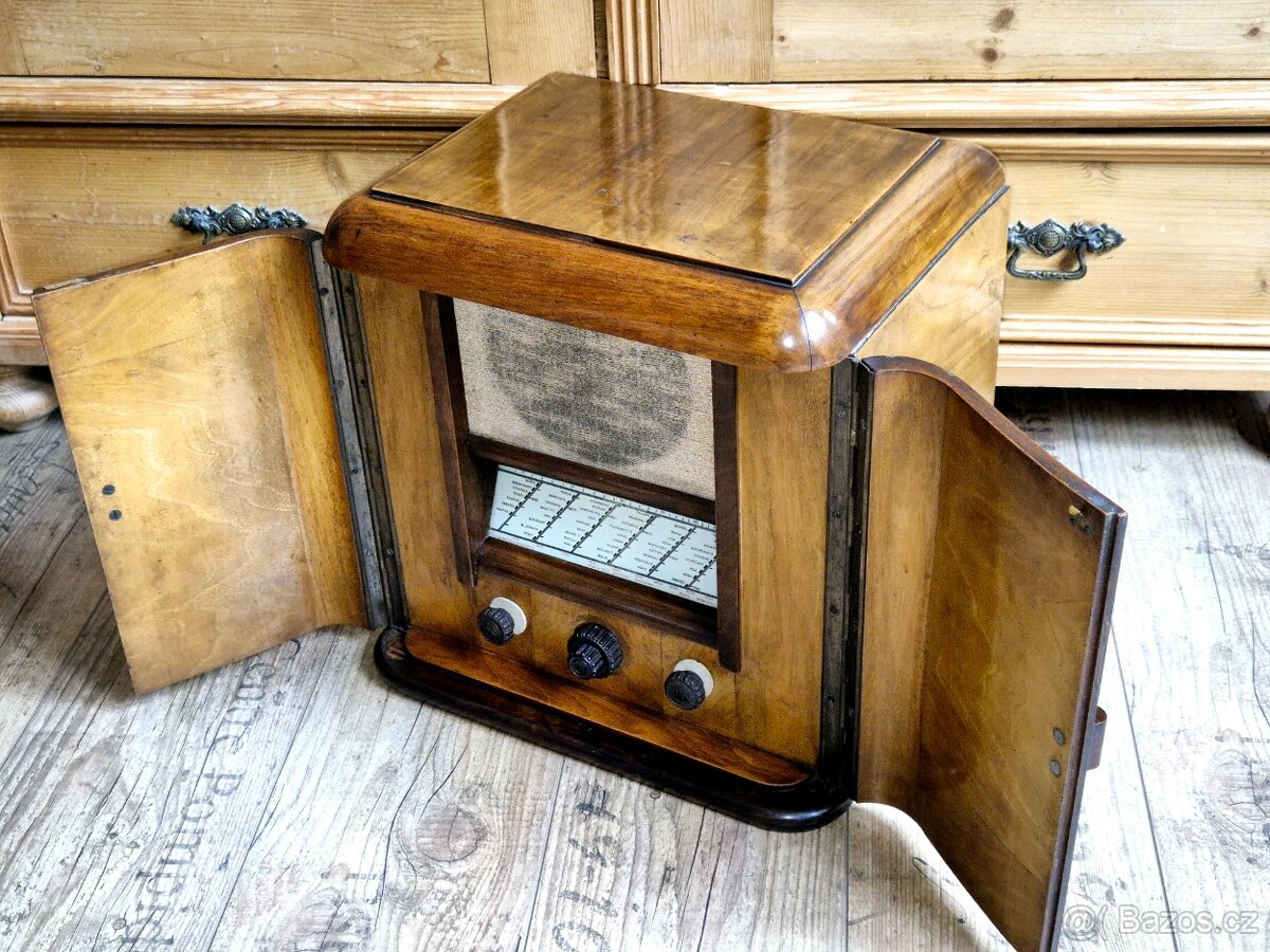 Rádio Mikrofona MK 306 Superdual Luxus, 1935-36