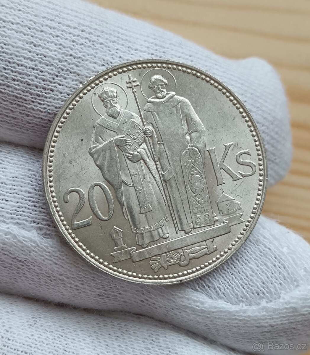 20ks 1941 Cyril a Metoděj Slovenský Štát top kus