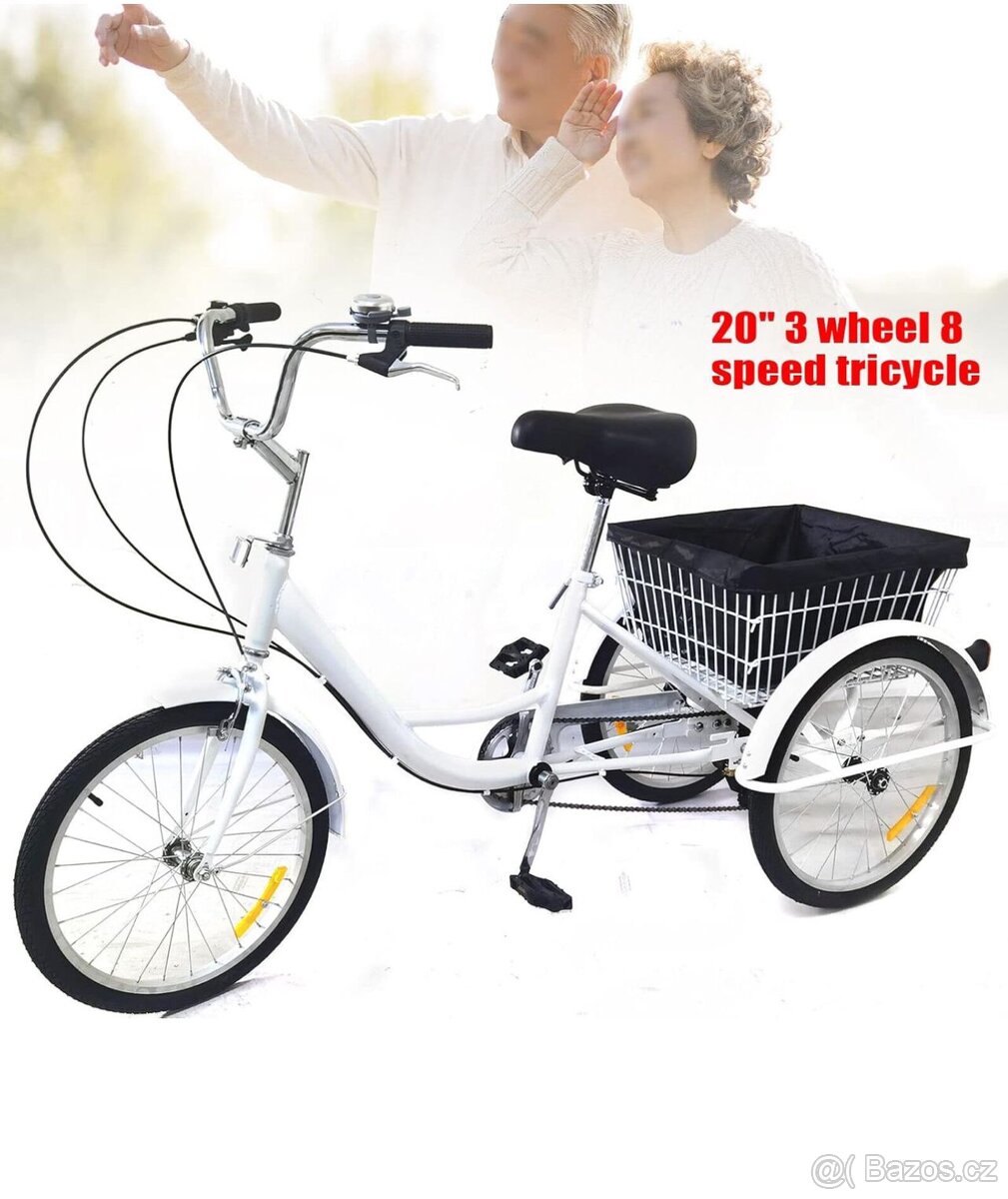 Nový třikolky 8 rychlostí velikost 20