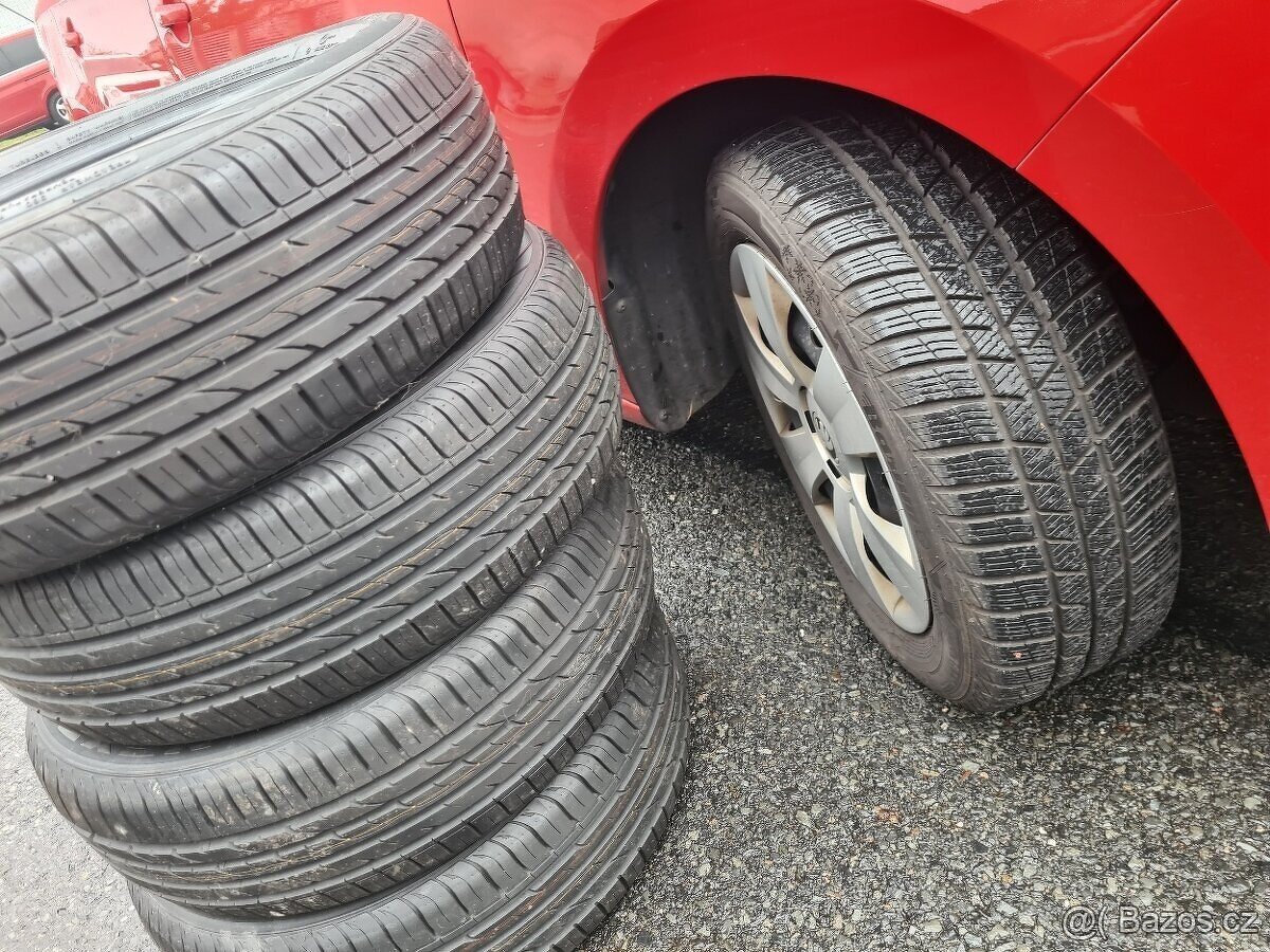 Škoda Fabia, Rapid 185/60 R15 letní i zimni Continetal