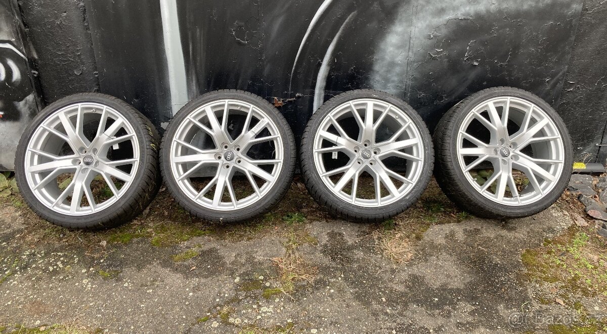 Audi originál alu 5x112/66,6 R21 zimní pneu