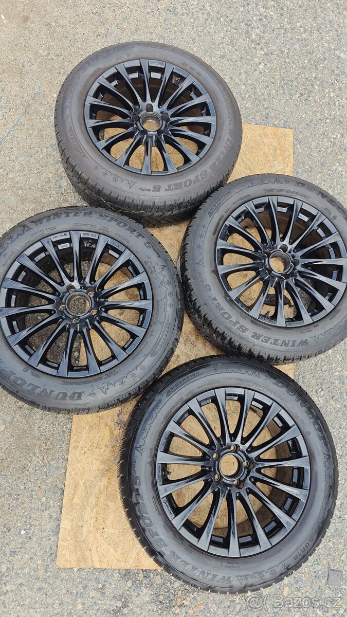 Na prodej: 18" ALU kola – PCD 5x112 s pneu Dunlop Winter Sp