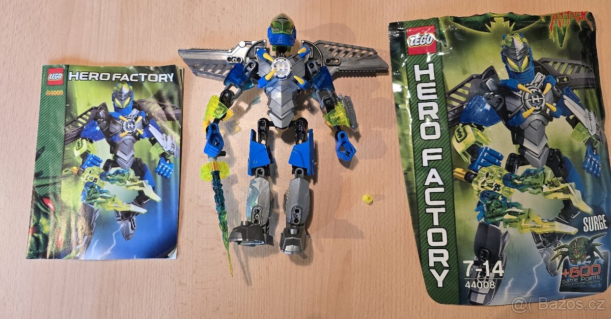 Lego Hero Factory 44008 - Nekompletní set