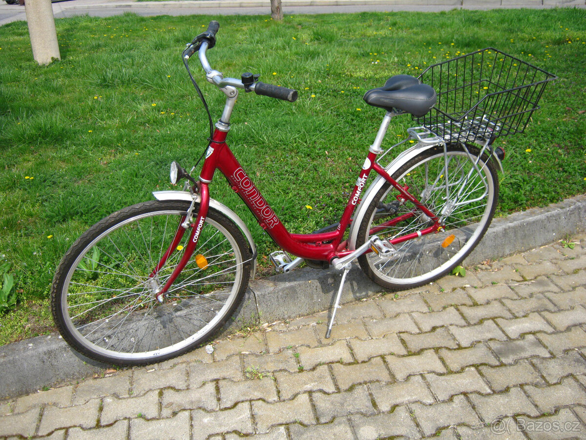 Dámské kolo s přehazovačkou
