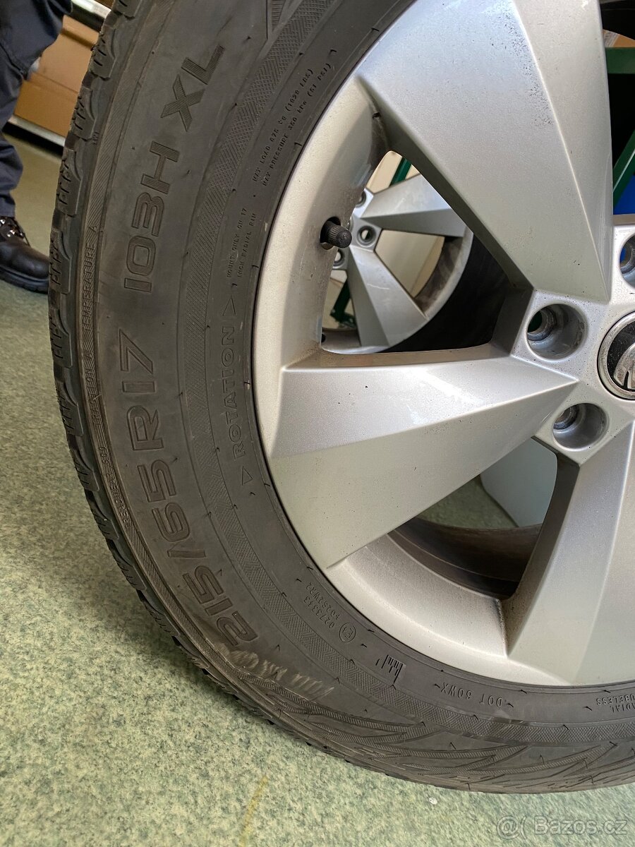 Originál alu kola 17" Škoda Kodiaq zimní
