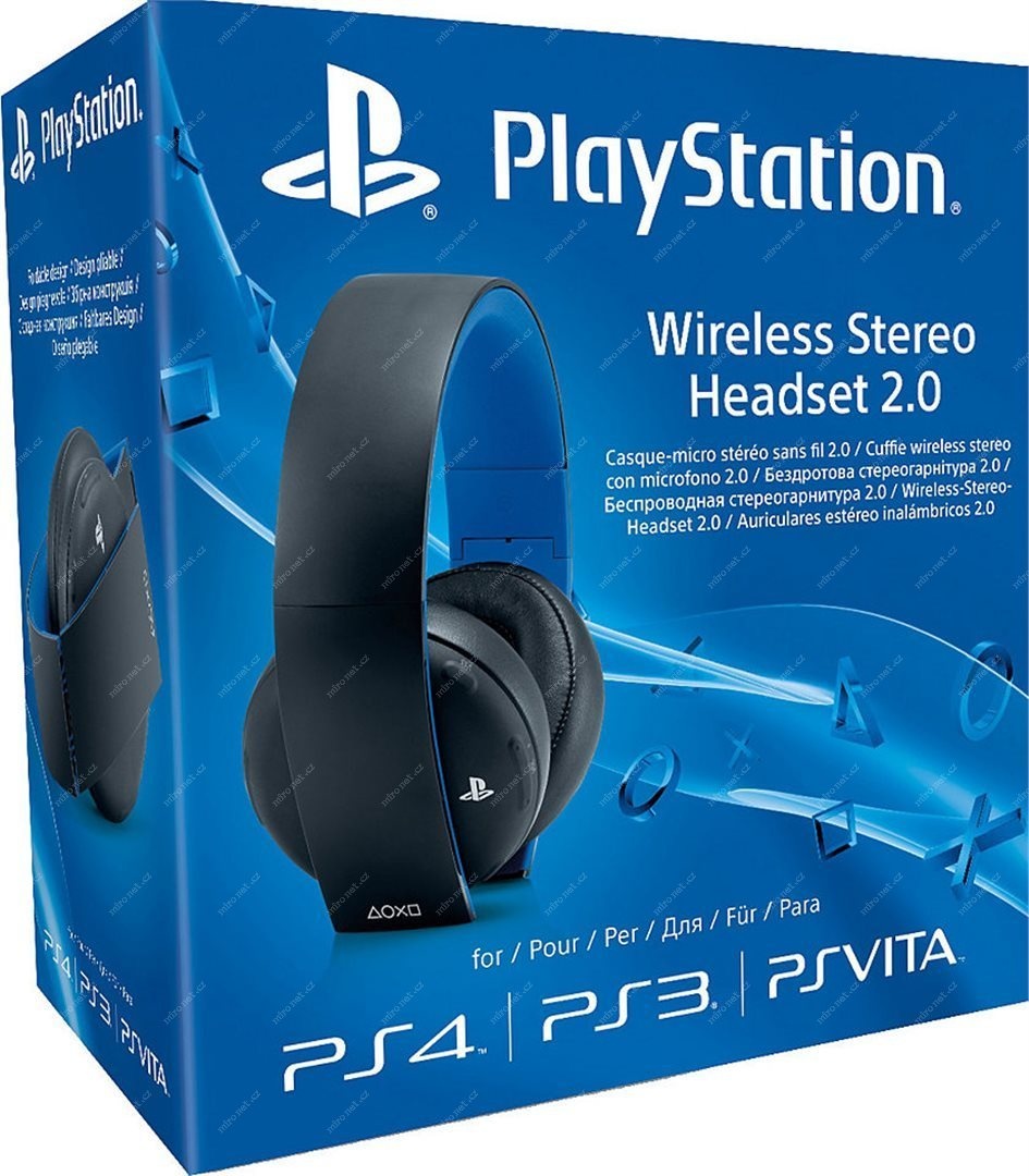 sluchátka ps4 ps3 počítač playstation 4 bezdrát sony headset