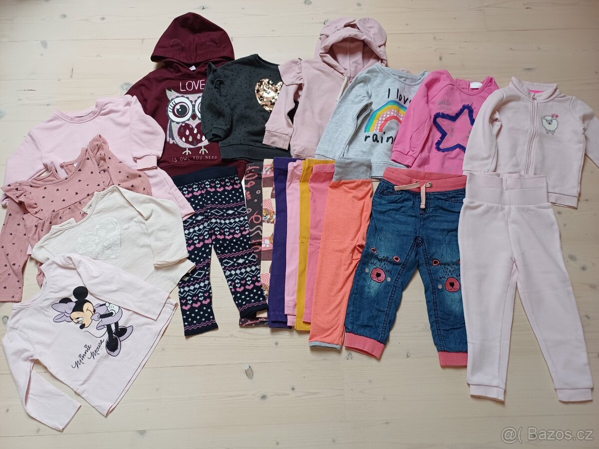 Oblečení - mikiny, kalhoty, trika vel 86-92