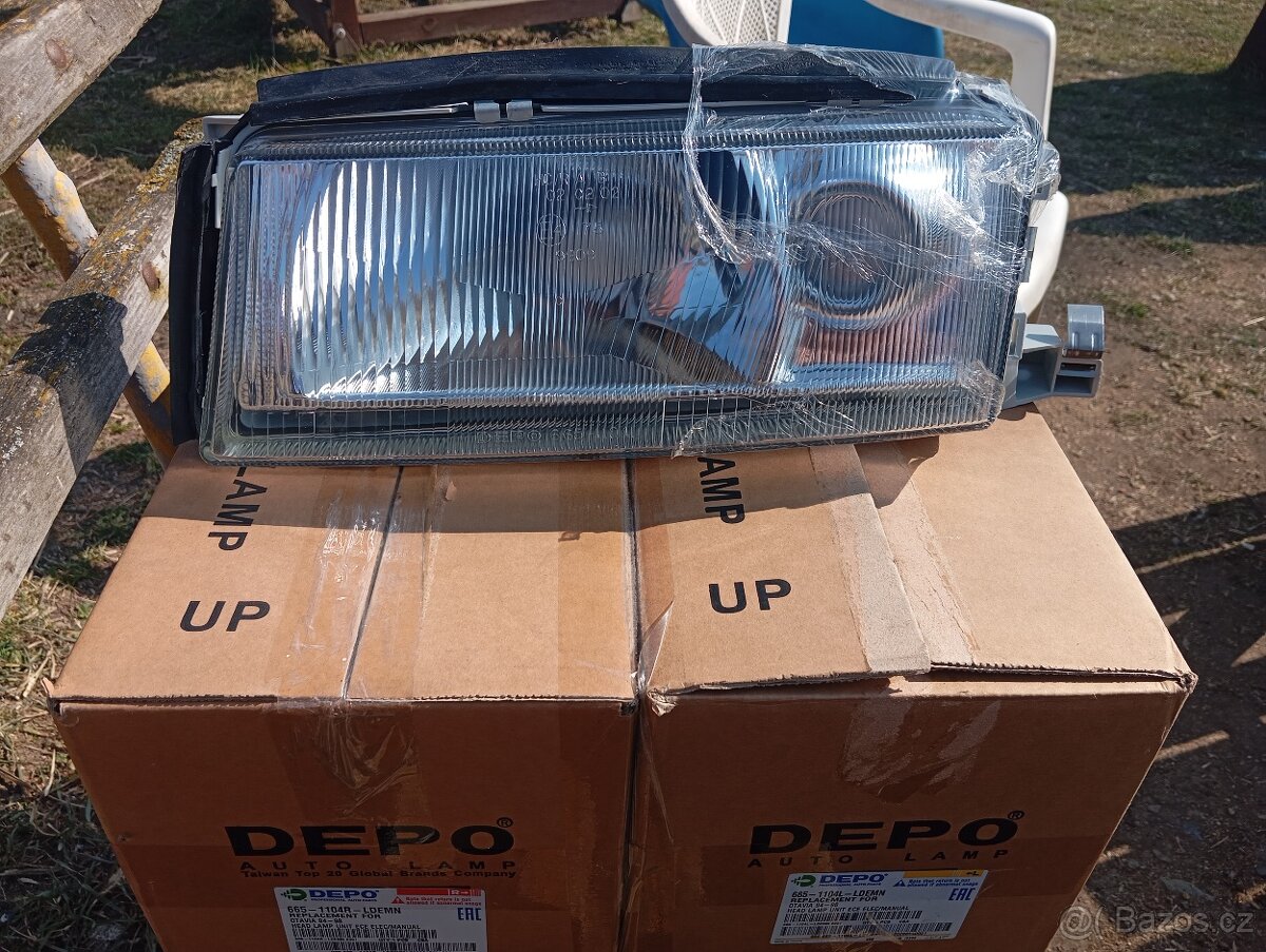 Škoda Octavia nové Depo přední světlomety