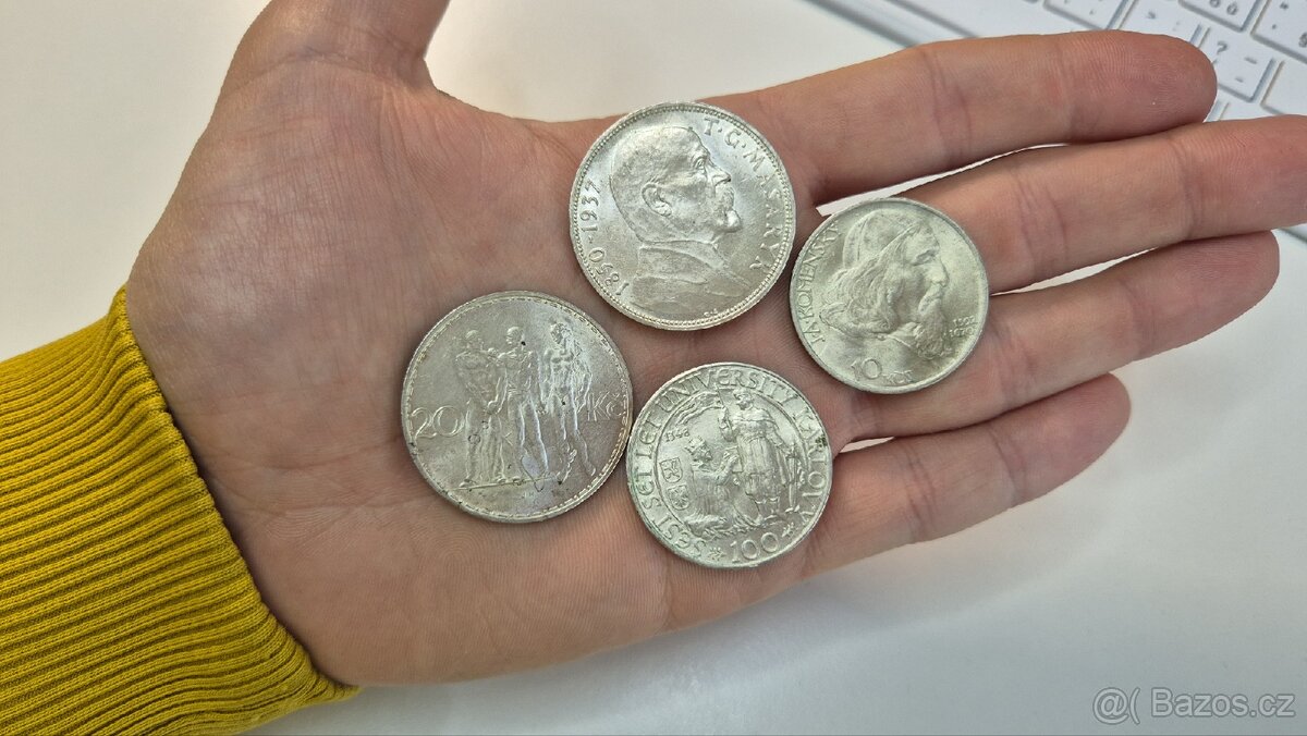 Stříbrné mince ČS