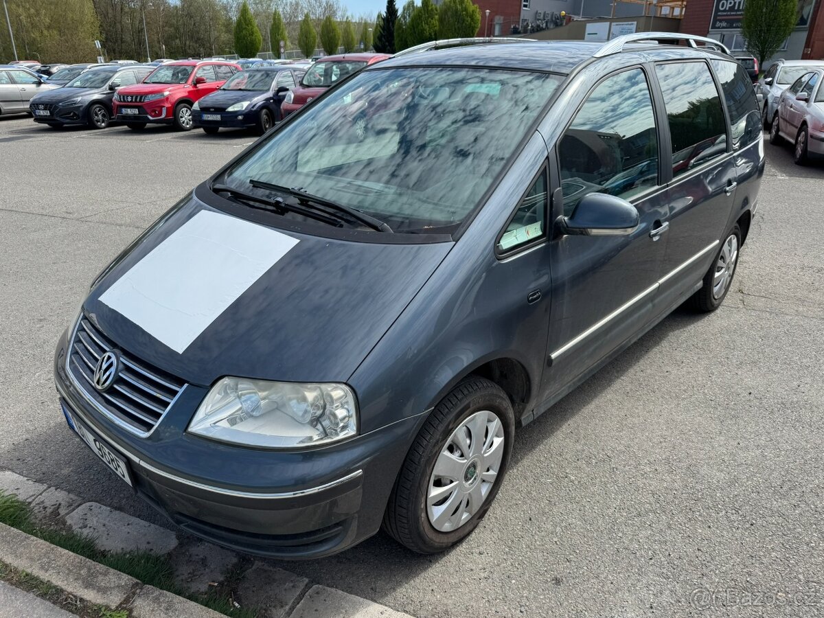 VW SHARAN, 2.0TDI 103kw, 2007, 7míst, Oprava, číst