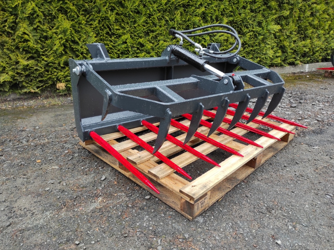 Napichovací vidle s přidržovačem MINI 140cm , euro