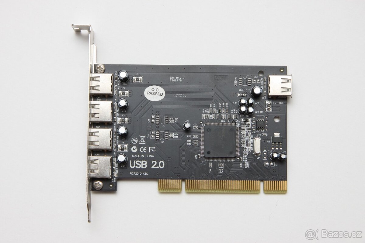 PCI-E řadič 4x USB 2.0