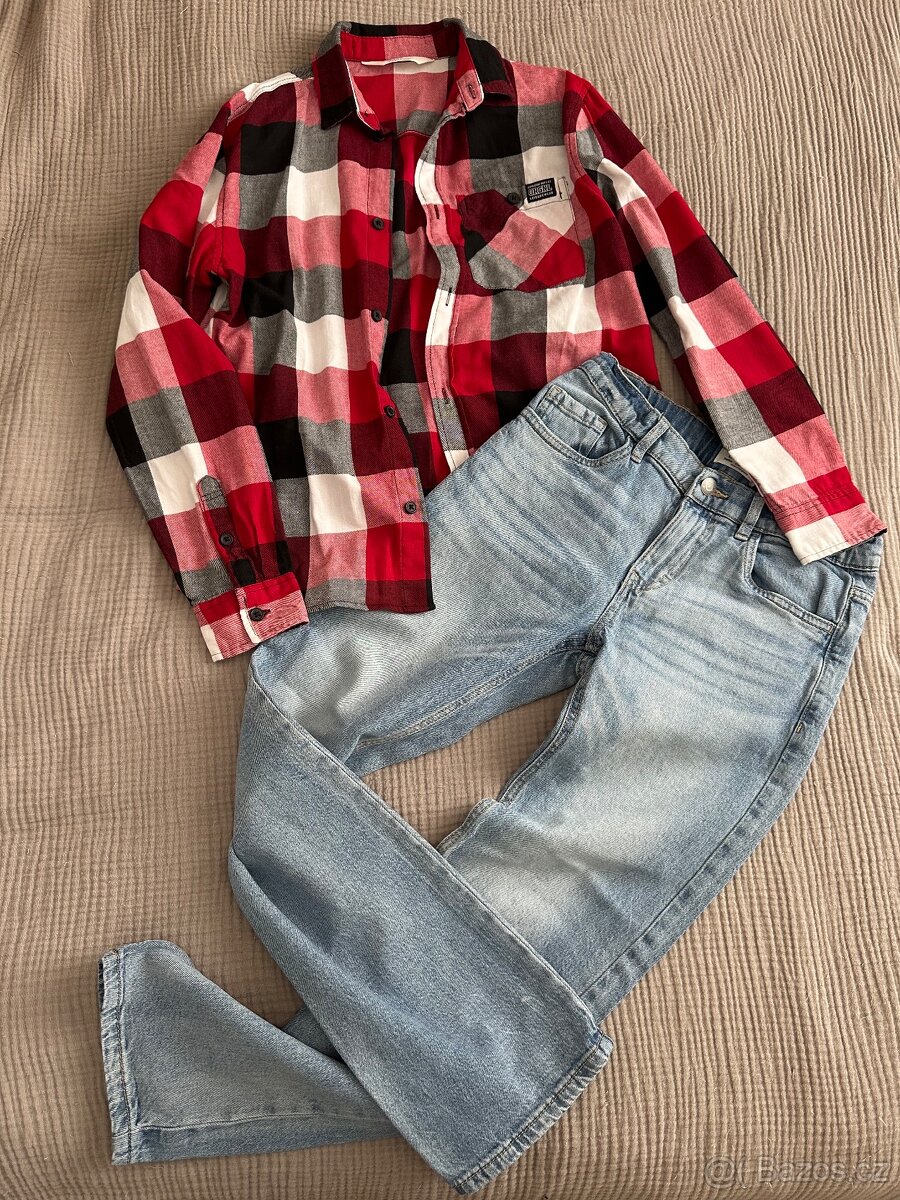 Rifle a košile vel.146