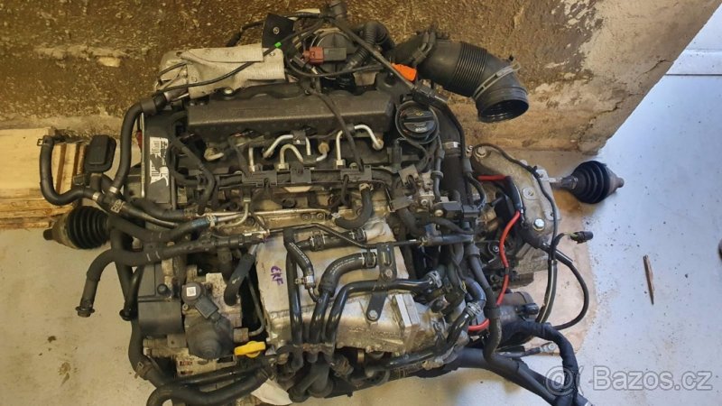 motor 2,0 tdi 110 kw CKF převodovka PGT škoda octavia GOLF