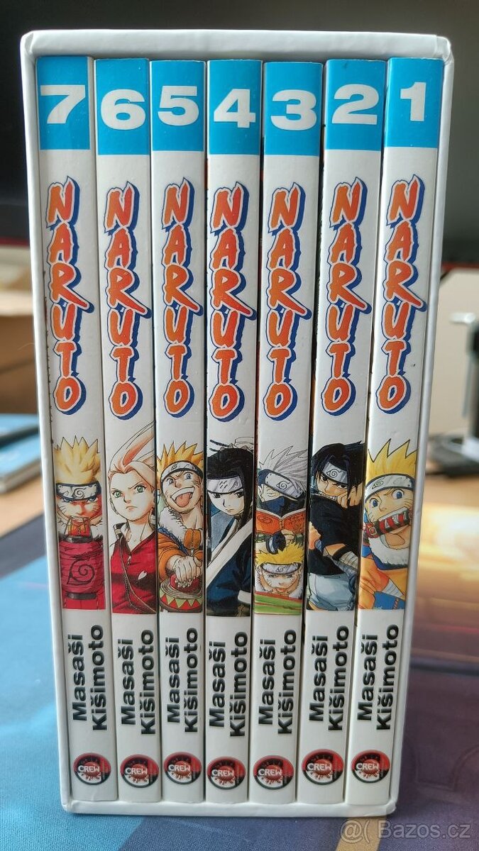 Manga Naruto v češtině box 1-7