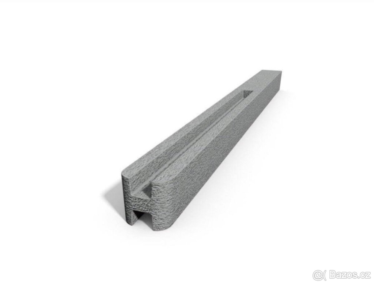 BETONOVÝ SLOUPEK HLADKÝ PRŮBĚŽNÝ 1m