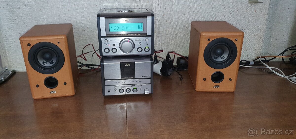 Prodám super věž JVC-UX-D 77R, tuner ladí na drát, kvalitní